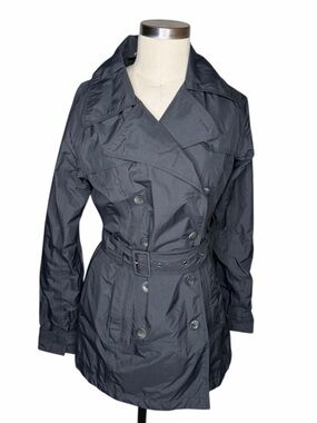 THE NORTH FACE Black Belted Double Breasted Trench Coat Women's Size Small